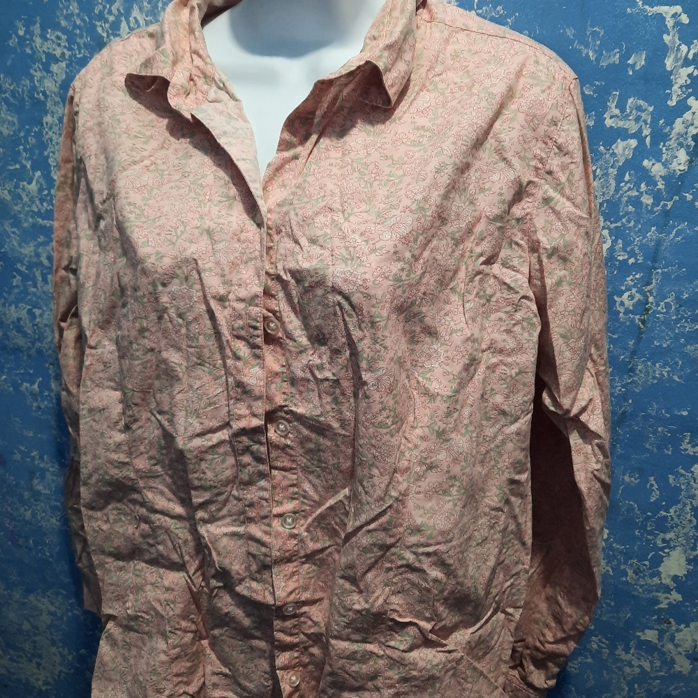 Eddie Bauer size large floral button down